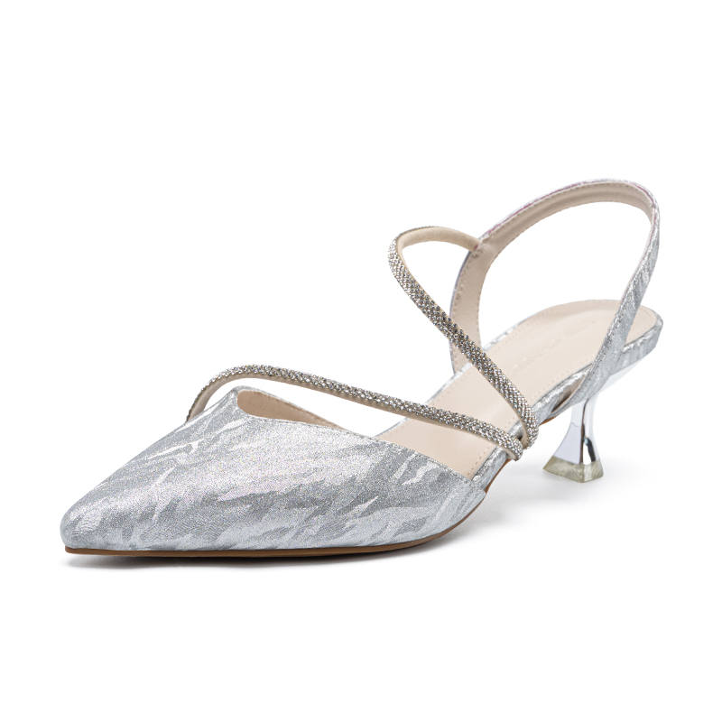 ZHR High Heels Women's Champagne/Silver