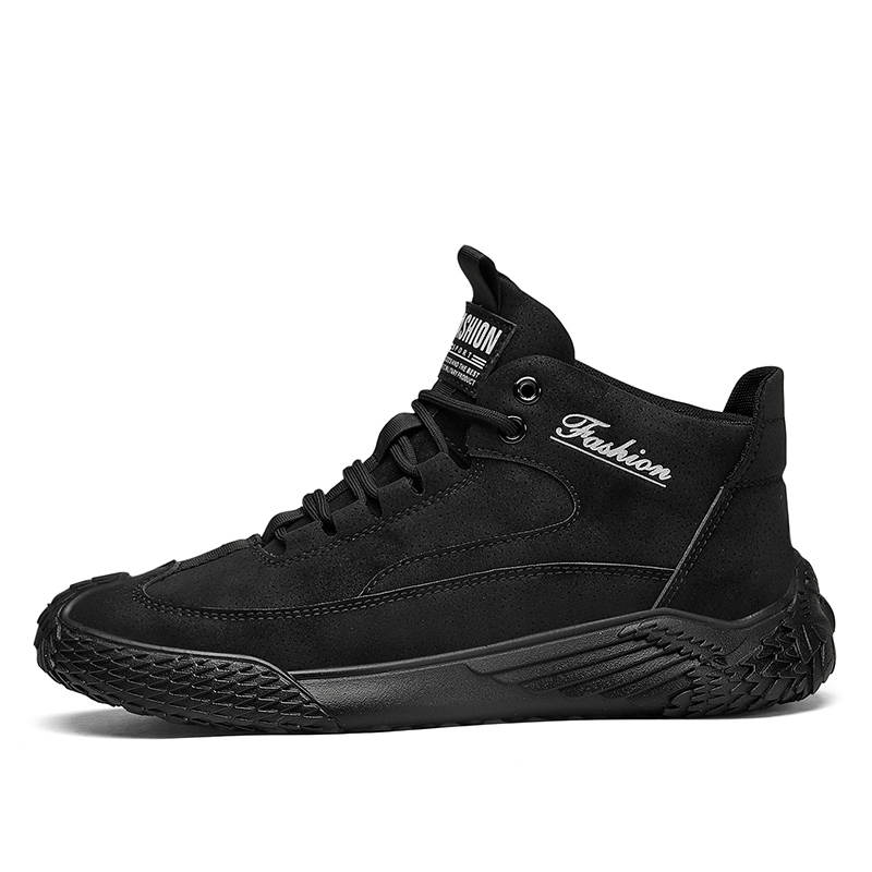 GONGNIUMEILI Men's Casual Shoes Men's Low Top Black/Gray/Khaki