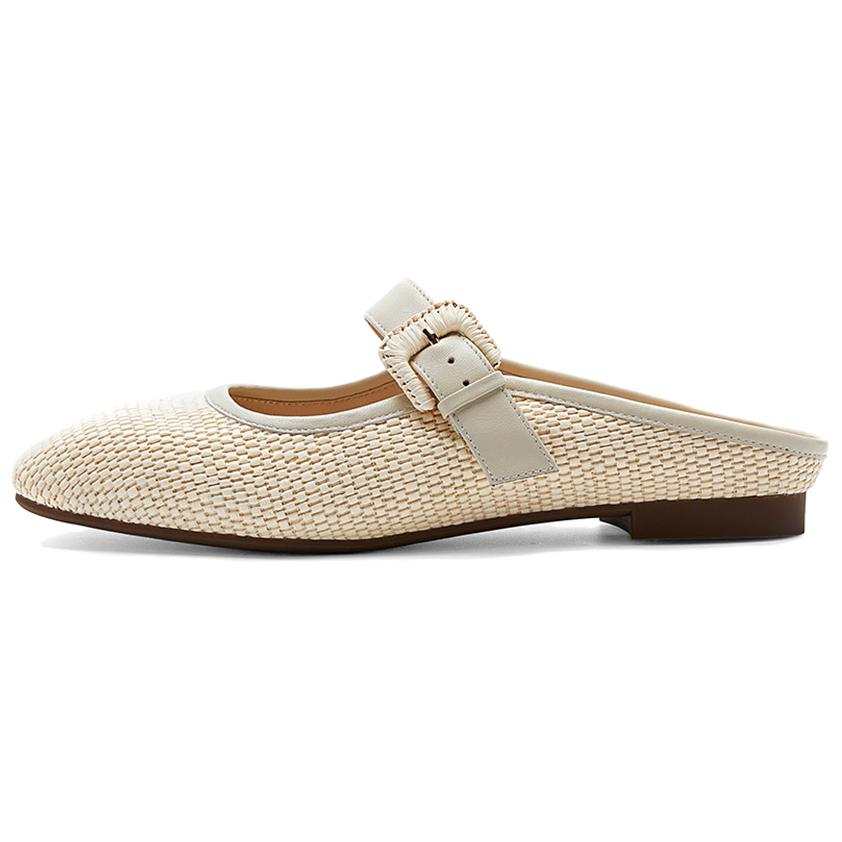 NINE WEST Woven Closed Toe Slippers Women's