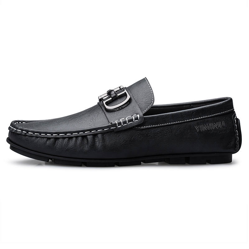 YIMINU Men's Casual Shoes Men's Black