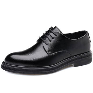 Poitulas Microfiber Leather Dress Shoes Men's Black