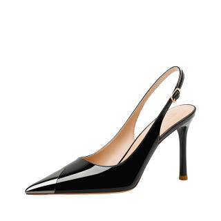 LIKE Patent Leather Slim Heel Women's Shoes High Heels Women's