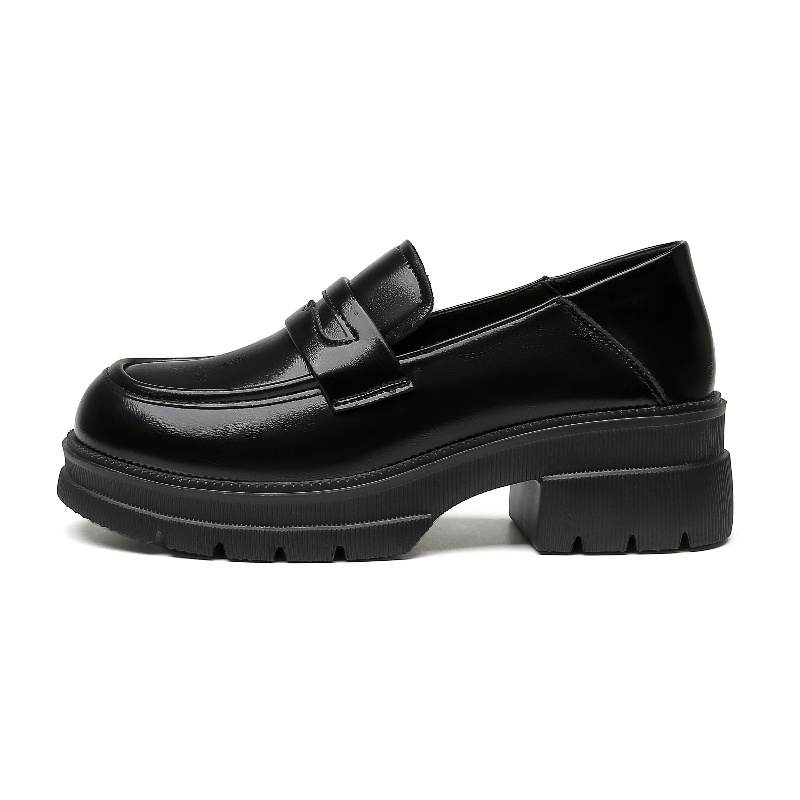 DUSTO DUSTO Black Loafers 5CM Women's