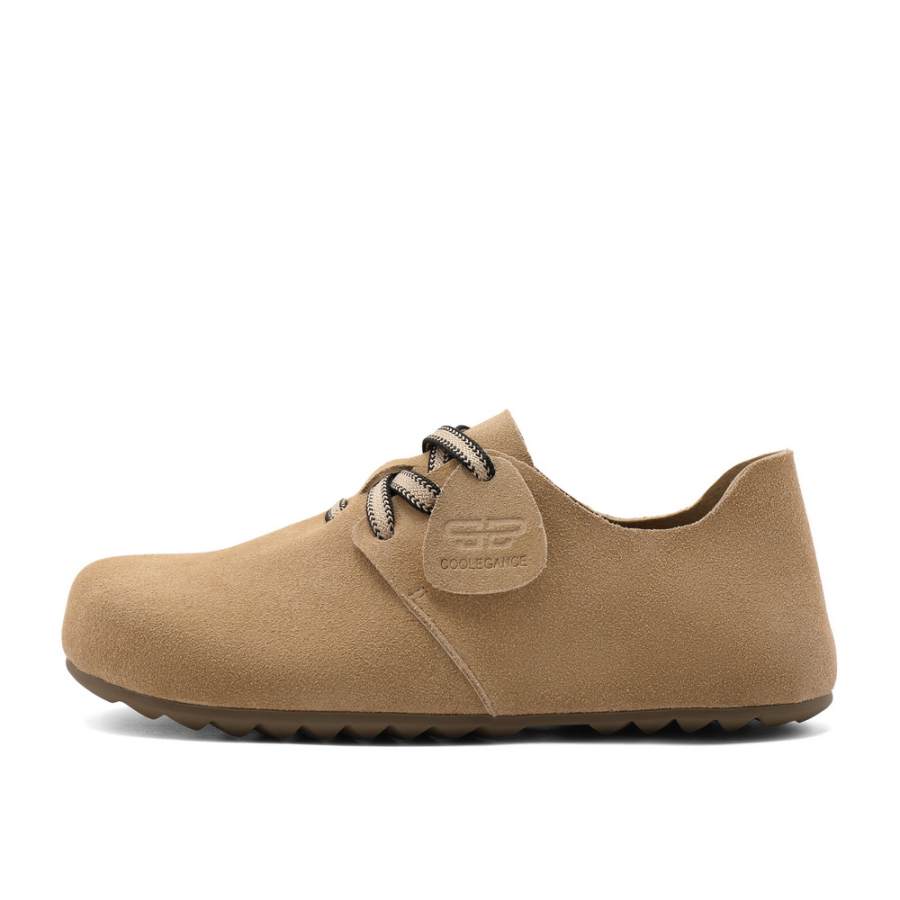BELLE Cow Split Leather Casual Shoes 2.5cm Women's