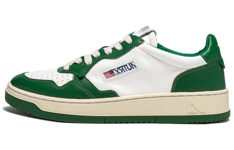 AUTRY AUTRY Medalist Leather Low 'Green White'