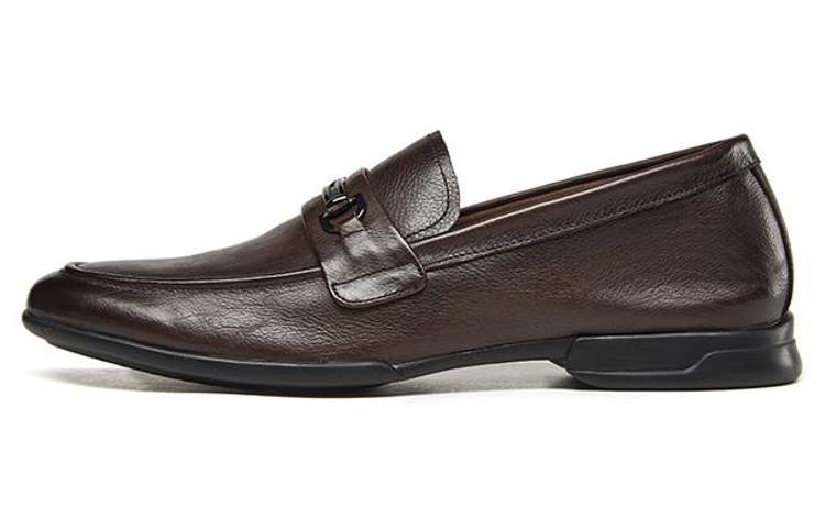 HARSON HARSON Men's Casual Shoes Men's Low Top Black/Brown