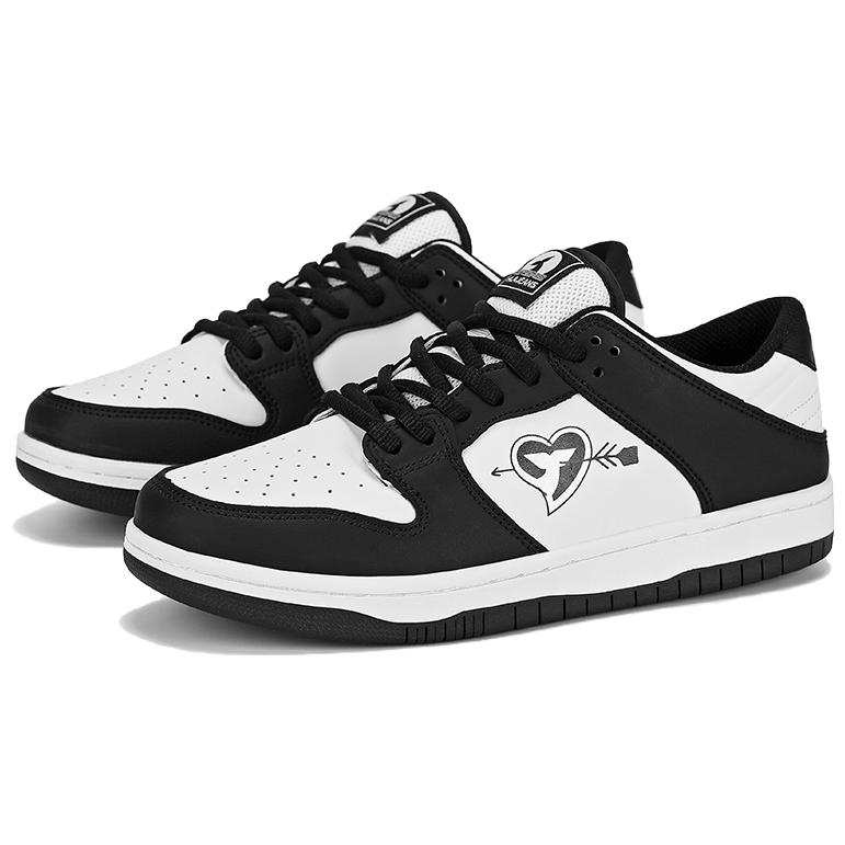 HLA JEANS Microfiber Leather Low top Skateboard Shoes Unisex