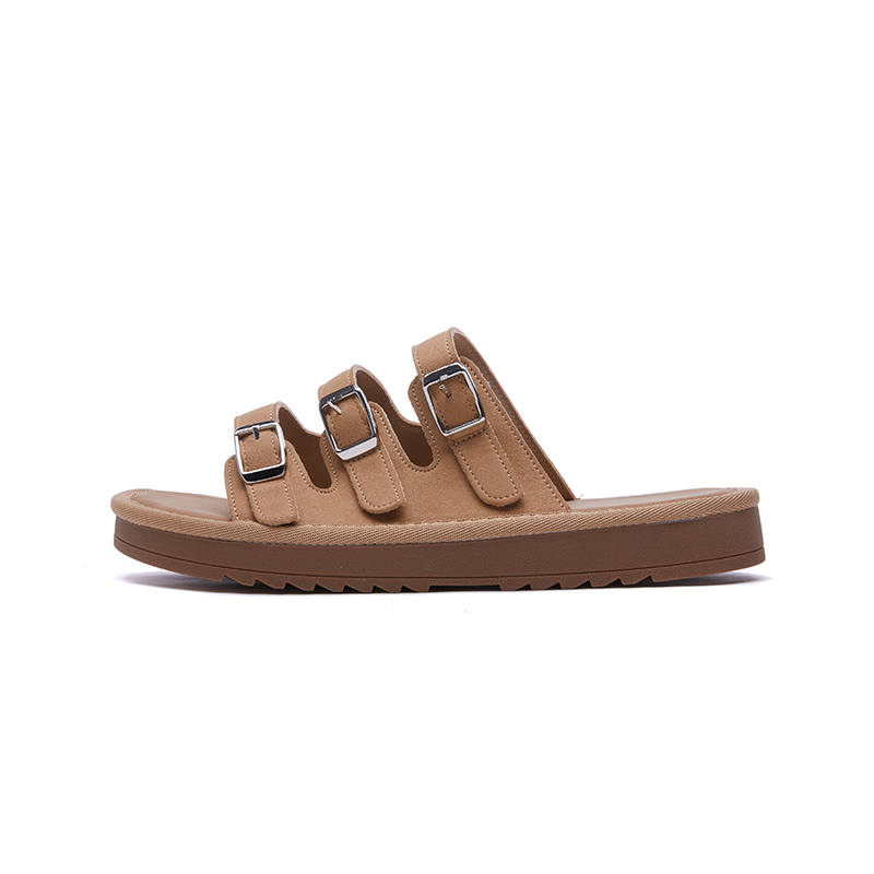 VAEL Rubber Sole Metal Slip Resistant Cushioning Slip Resistant Cushioning Slide Slippers Women's