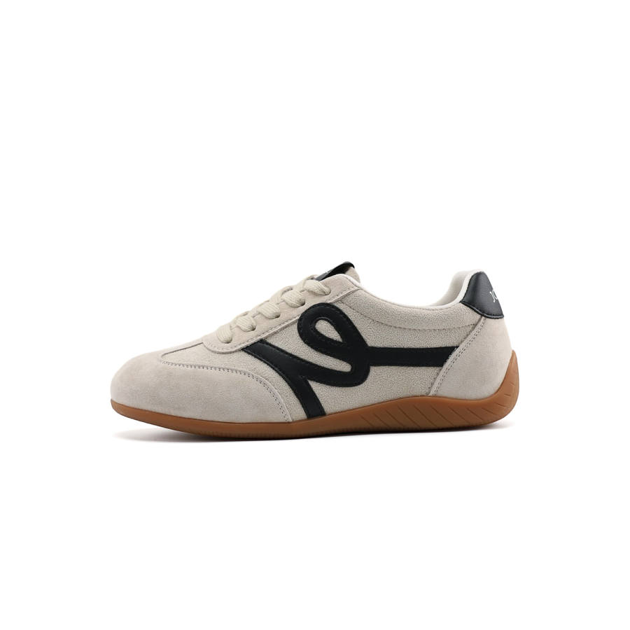 JOSINY Fabric Low top German Army Trainers Women's Apricot