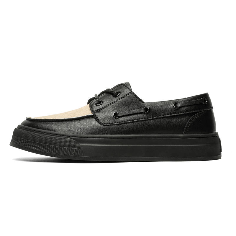 MINGYITU Cow Leather Casual Shoes Men's