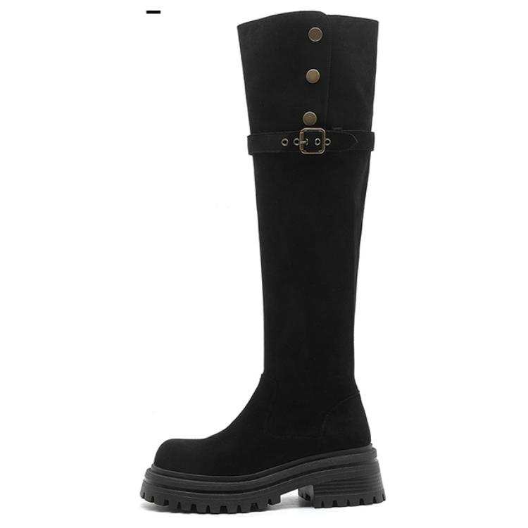 DAPHNE DAPHNE Knee High Boots Women's Black