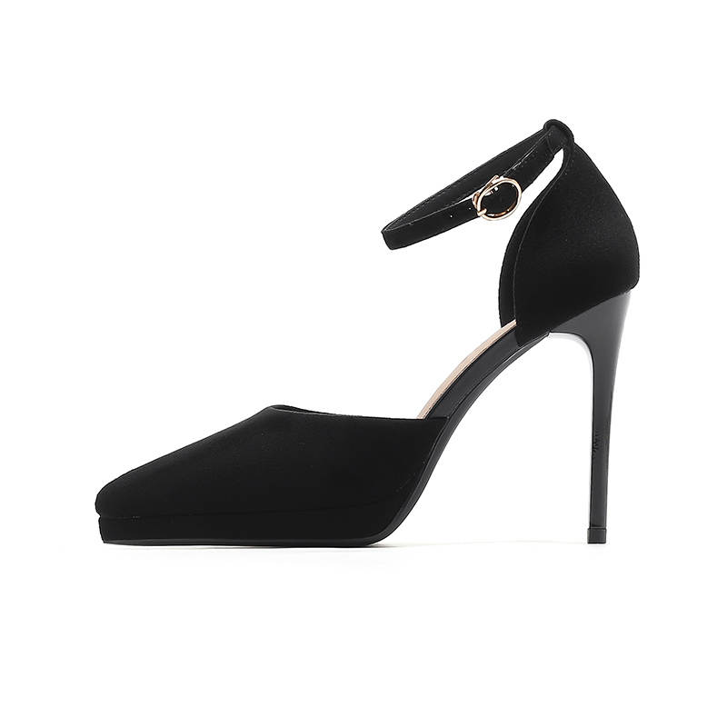 RoseDoris Suede Slim Heel High Heels Women's