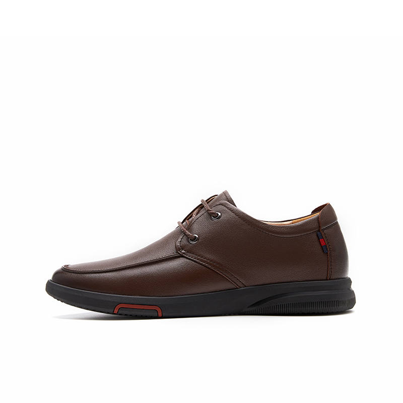 RED DRAGONFLY Cow Leather Casual Shoes Men's Brown