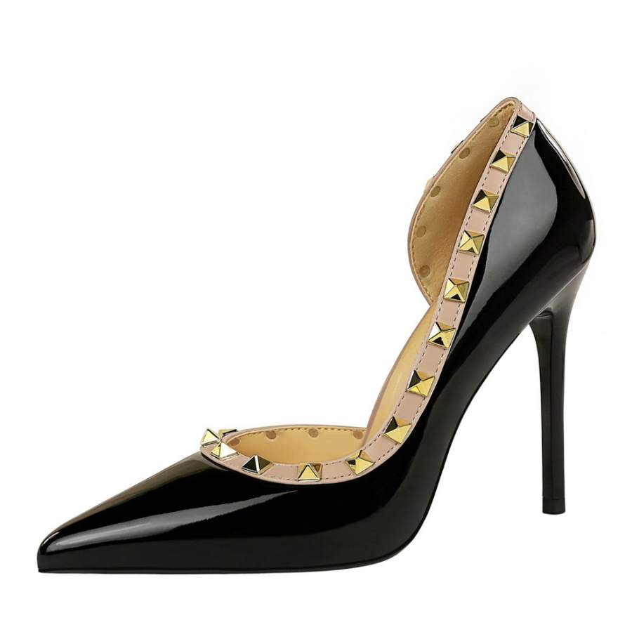 YAFEI XUANYU Patent Leather High Heels Women's