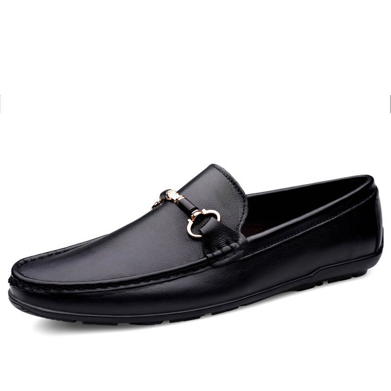 Devanro Devanro Top Grain Cow Leather Casual Shoes Men's