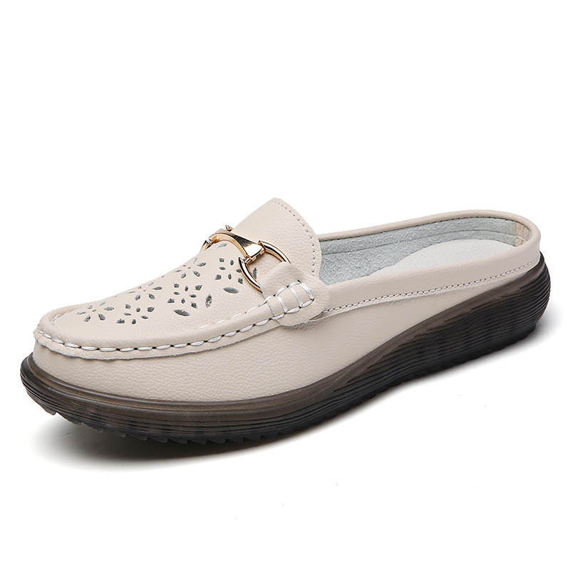 Reivantix Rubber Sole Closed Toe Slippers Women's