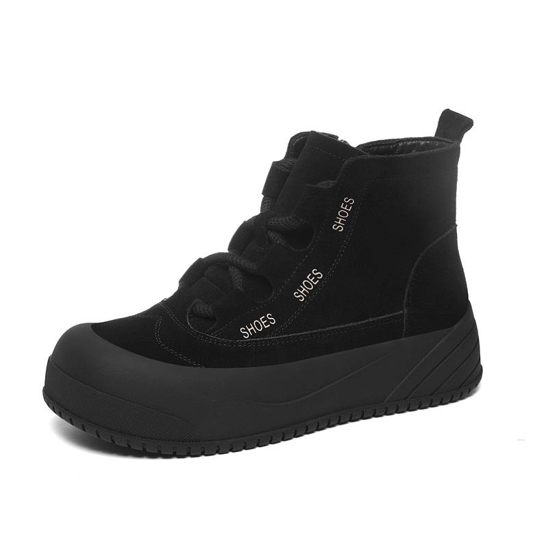 JINSITU Golden Silk Rabbit Ankle Boots Women's