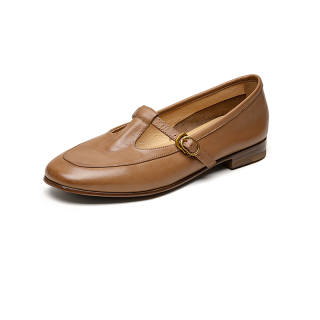 ROROWU Top Grain Cow Leather Casual Shoes Women's