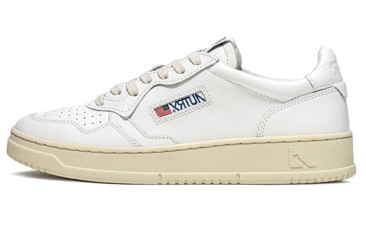 AUTRY AUTRY Medalist Leather Low White Women's