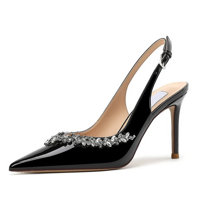 YAFEI XUANYU Artificial Leather Slim Heel High Heels 6CM/8CM Women's