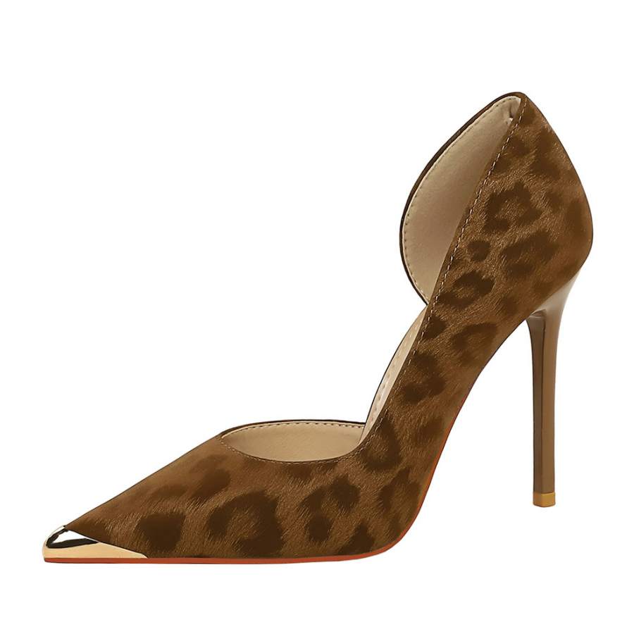 YAFEI XUANYU Microfiber Leather Slim Heel High Heels Women's