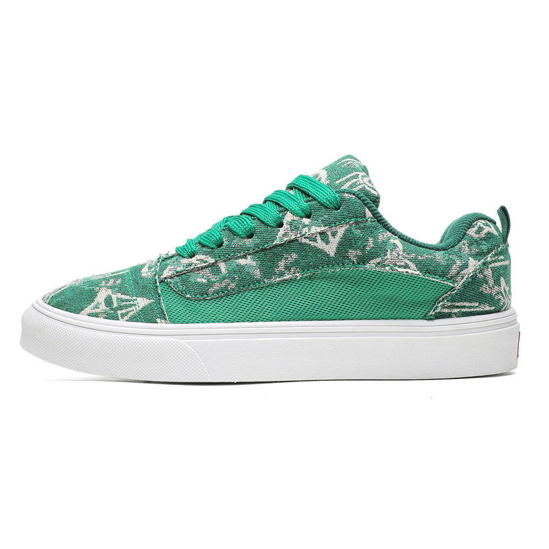 GONGNIULEITING Cow Split Leather Slip Resistant Slip Resistant Low top Skateboard Shoes Men's