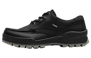 Ecco Trace 25 Cow Leather Low top Sports Casual Shoes Men's Black