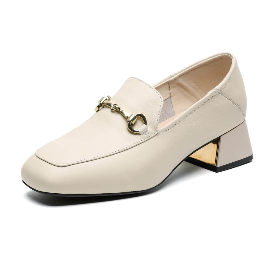 HUANAI Loafers Women's Beige/Black