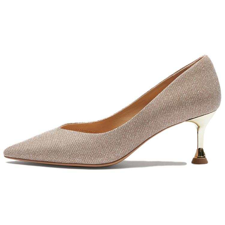 LE SAUNDA High Heels Women's Silver; Rose Gold