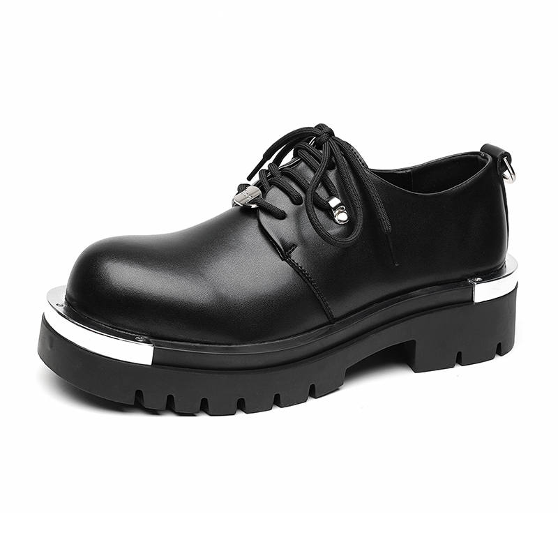 WEISHIBANGWEI WEISHIBANGWEI Microfiber Leather Casual Shoes Men's Black