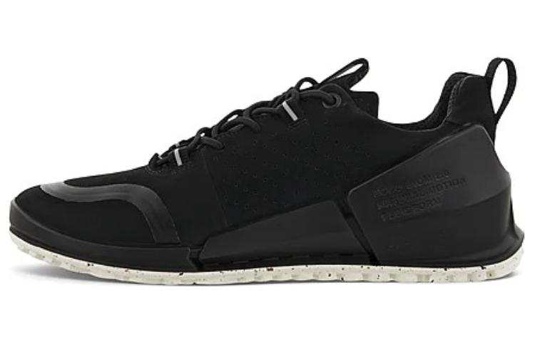 Ecco Ecco Leather Breathable Cushioning Low top Athletic Shoes Women's Black