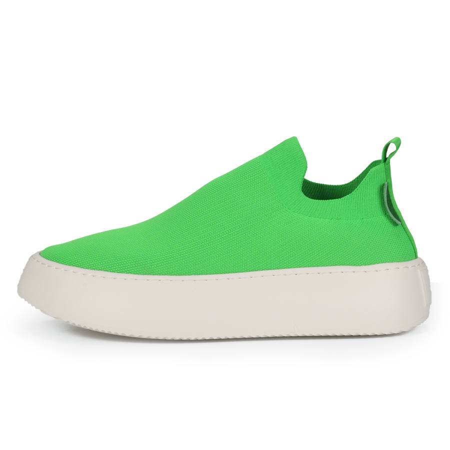 TIEKE Mesh Abrasion Resistant Breathable Abrasion Resistant Breathable Low top Casual Shoes Men's Grass Green