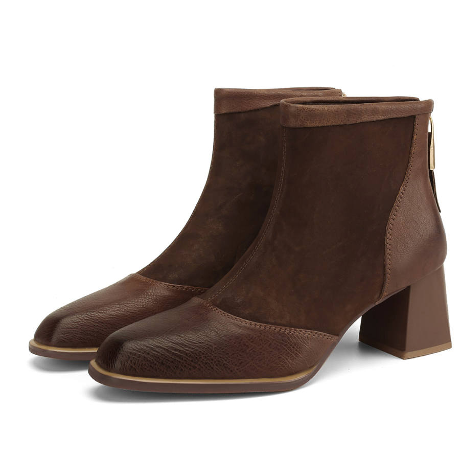SAFIYA Ankle Boots Women's Brown/Black