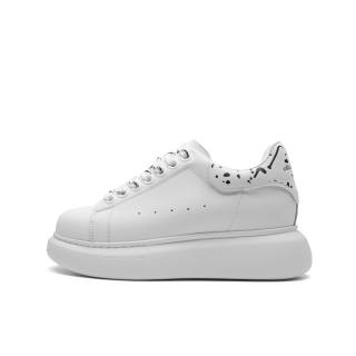 XIONGMAOMUMU Low top Skateboard Shoes Unisex White