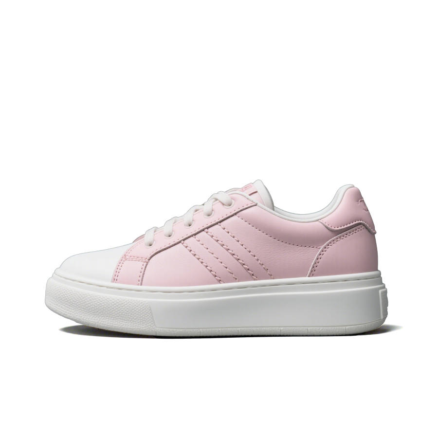 FULLXUAN Microfiber Leather Low top Skateboard Shoes Women's Pink