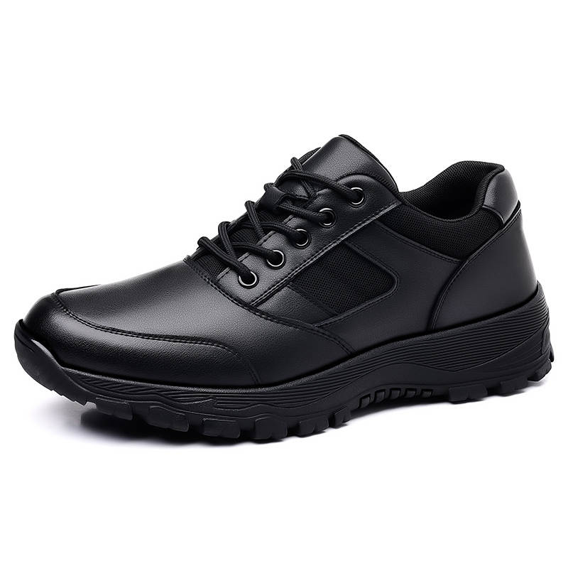 YILICHUANZHANG Cow Split Leather Casual Shoes Men's Black