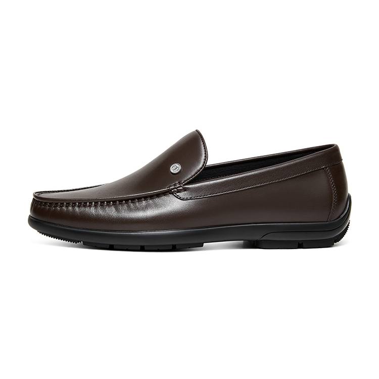 HANG TEN Leather Dress Shoes Men's Brown