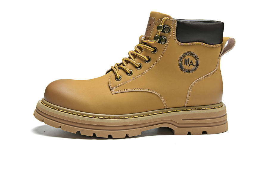 HLA HLA Combat Boots Men's Yellow/Dark Gray