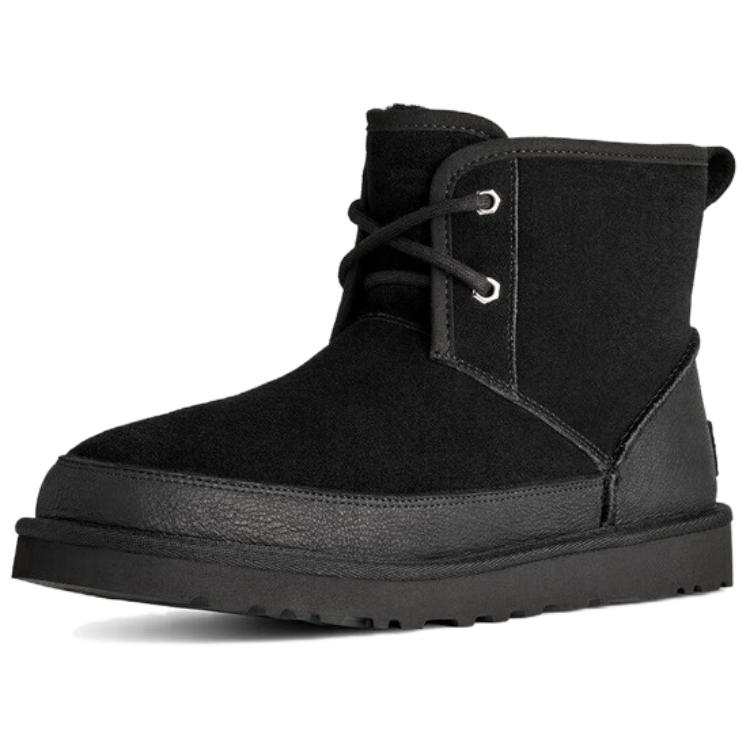 UGG UGG Classic Novelty Cow Split Leather Thermal Short Snow Boots Men's
