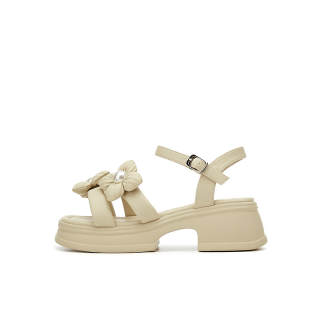 DAPHNE PU Synthetic Leather One Strap Sandals Women's