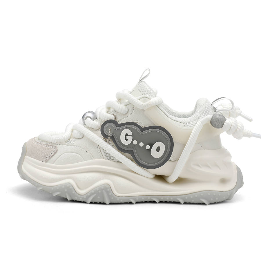 RIFUGIO VO' Slip Resistant, Abrasion Resistant, Height Increasing Low top Chunky Sneakers Unisex