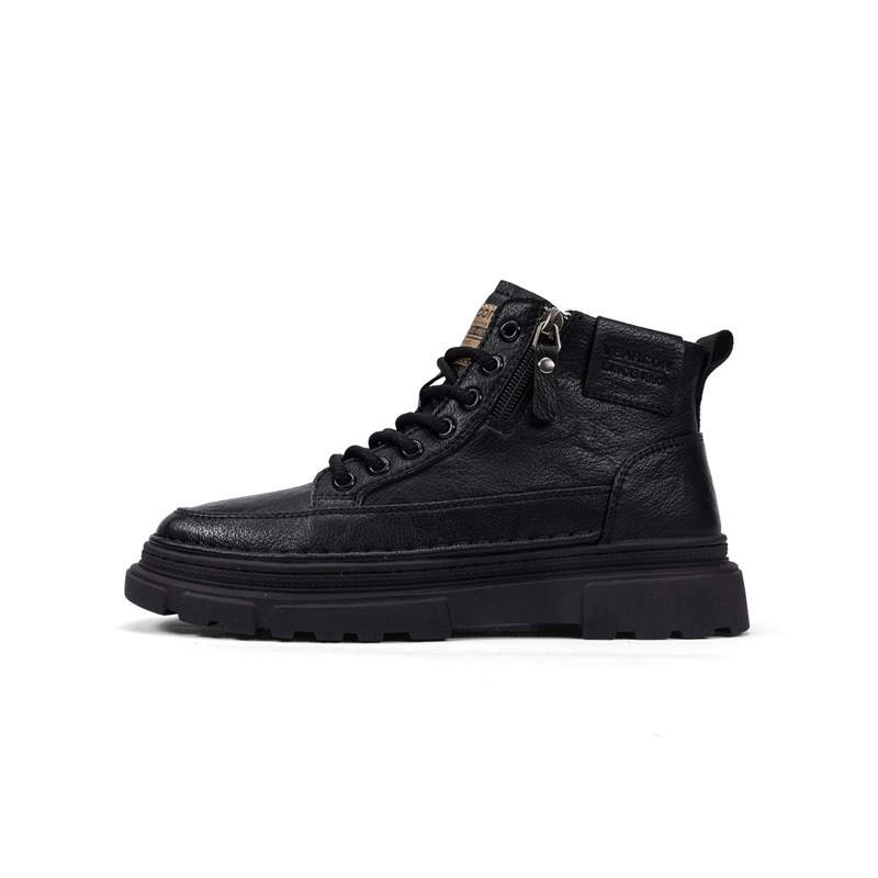 YEARCON 2025 Edition Fall Winter Fleece Lined Cotton Height Increasing Trendy Casual Mid top Insulated Shoes Women's