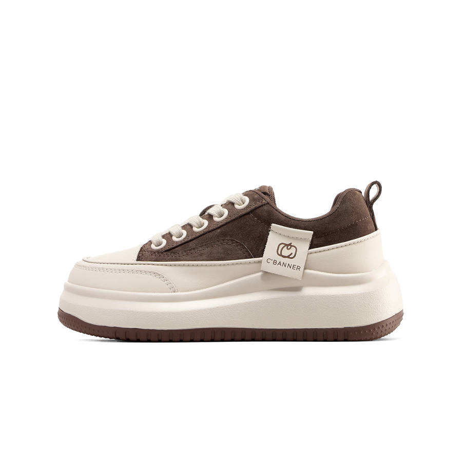 C°BANNER Leather Low top Skateboard Shoes Women's