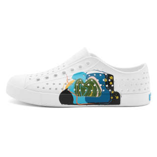 Native Shoes Jefferson Abstract Dream Collection Clogs Unisex White