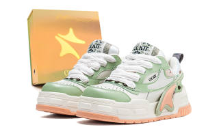 COCKTT Dunhuang Collaboration Collection Skateboard Shoes Women's Spring Morning Green