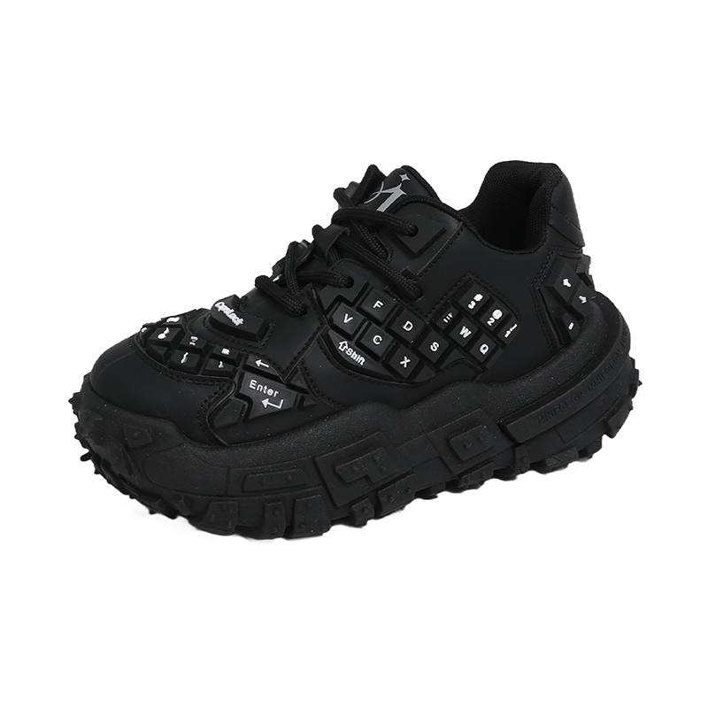 Medd Pu Cushioning Height Increasing Rebound Low top Casual Shoes Women's