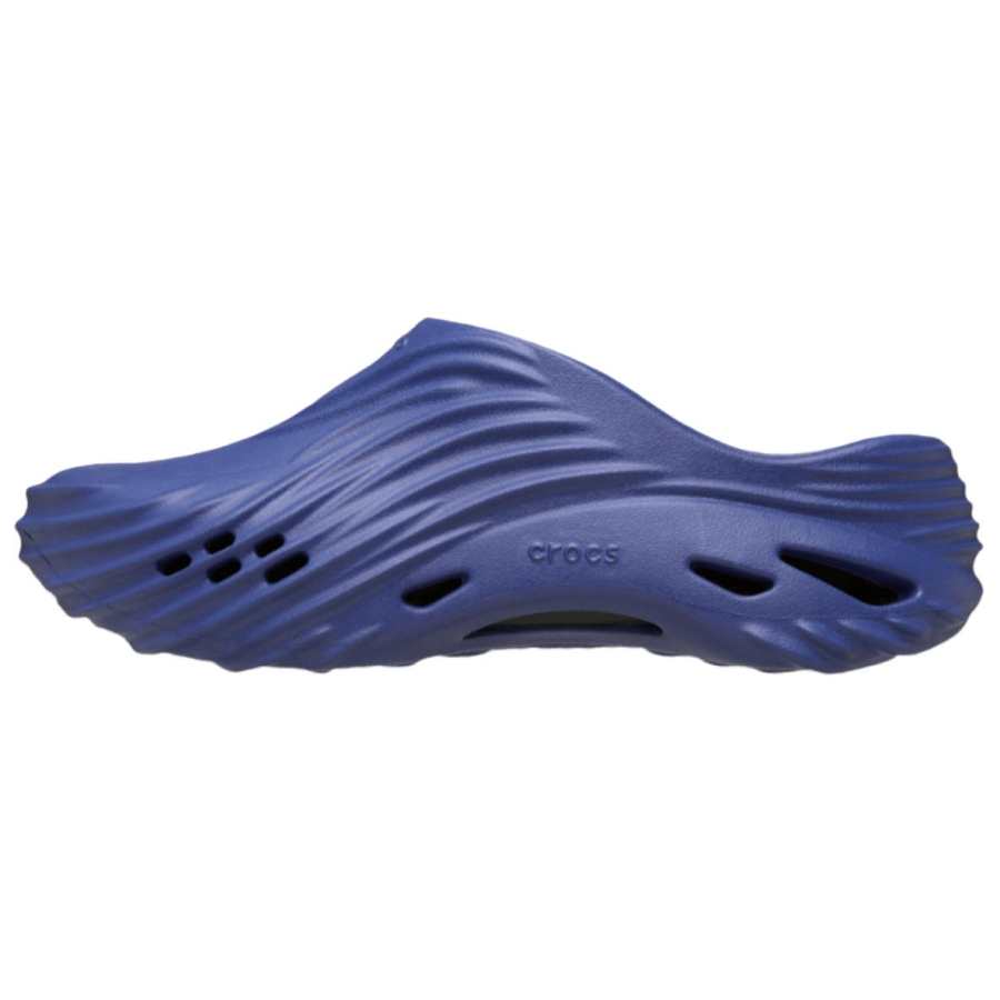 Crocs Echo Wave Breathable Lightweight Breathable And Lightweight Low top Casual Shoes Unisex Blue