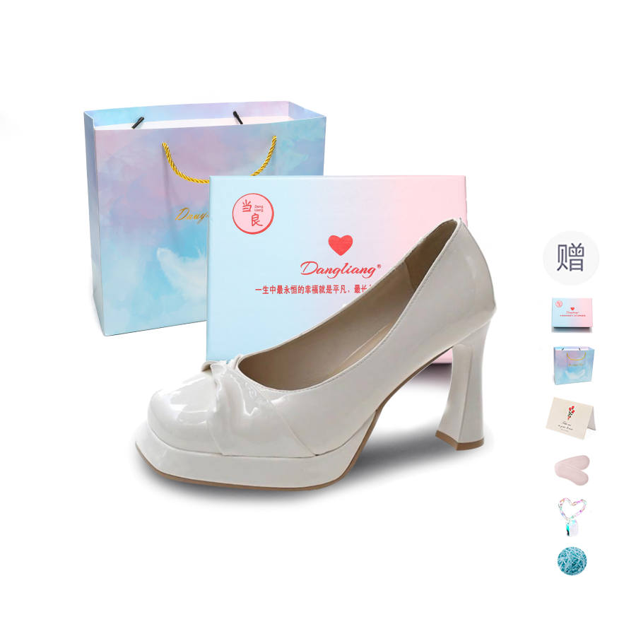 DANGLIANG Pu High Heels Women's Gift Box Set