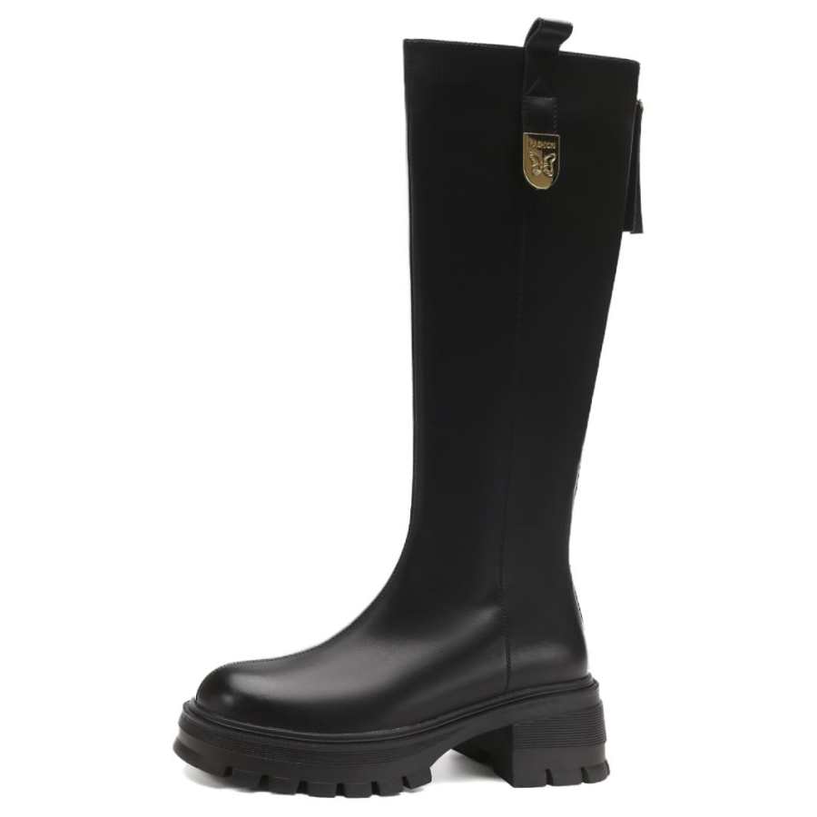 D:FUSE SCANDINAVIA D FUSE SCANDINAVIA Leather Knee high Boots 6CM Women's