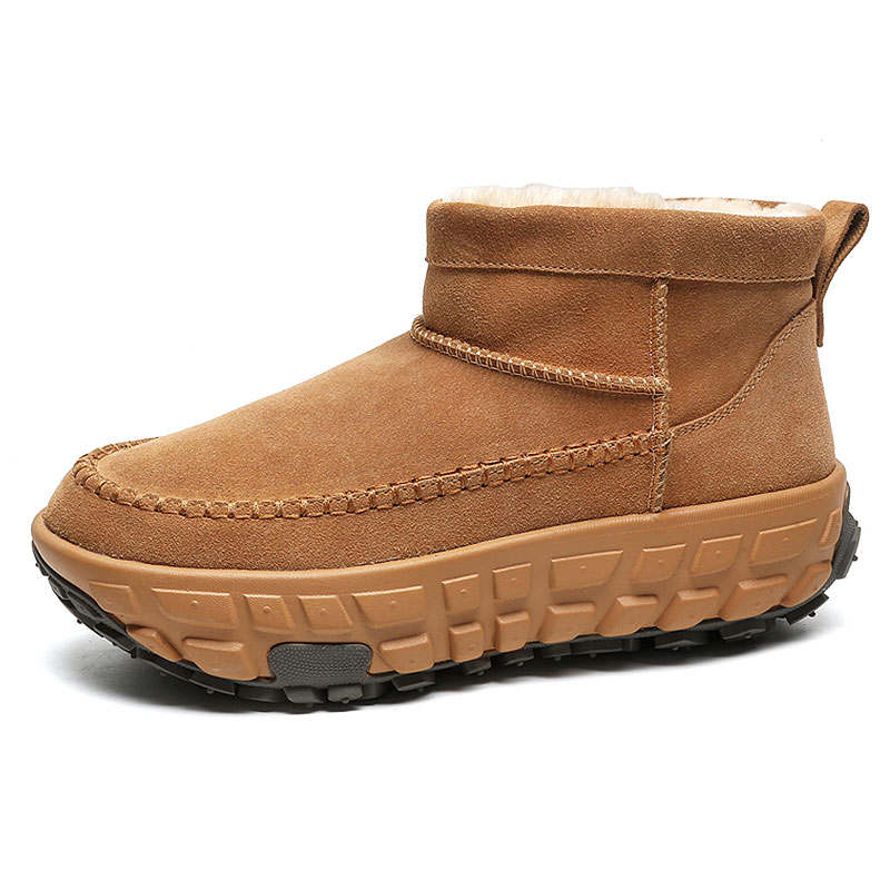 KAQIAODI Cow Suede Thermal Abrasion Resistant Slip Resistant Thermal Abrasion Resistant Slip Resistant Short